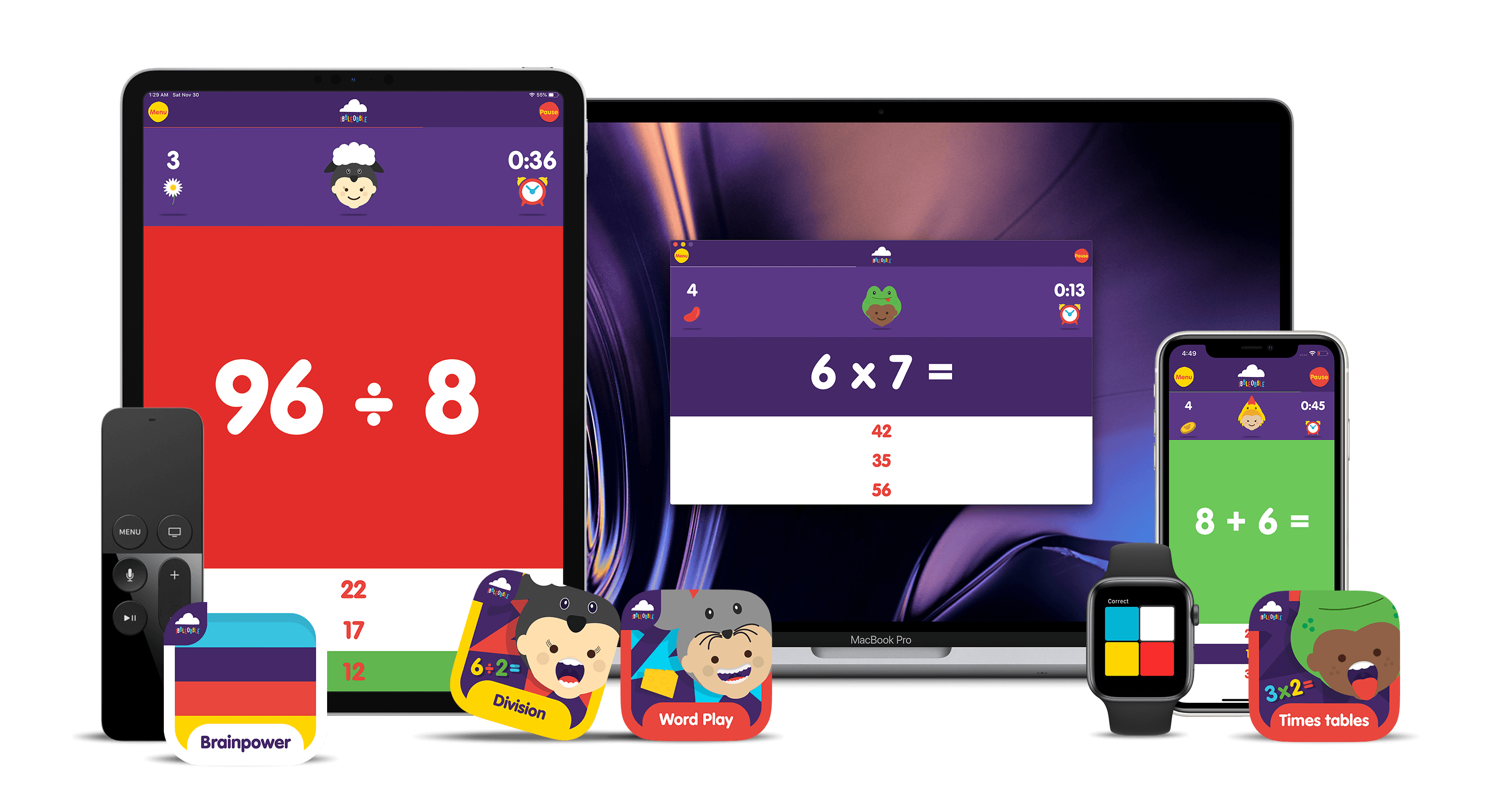 KS1KS4 educational maths drills games for kids aged 4+ Ibbleobble®