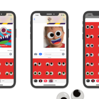 Go eyeball crazy with animated Googly Eyes Stickers for iMessage