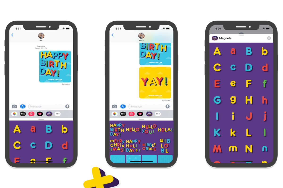 Spell fun, bespoke messages with Fridge Magnets Stickers