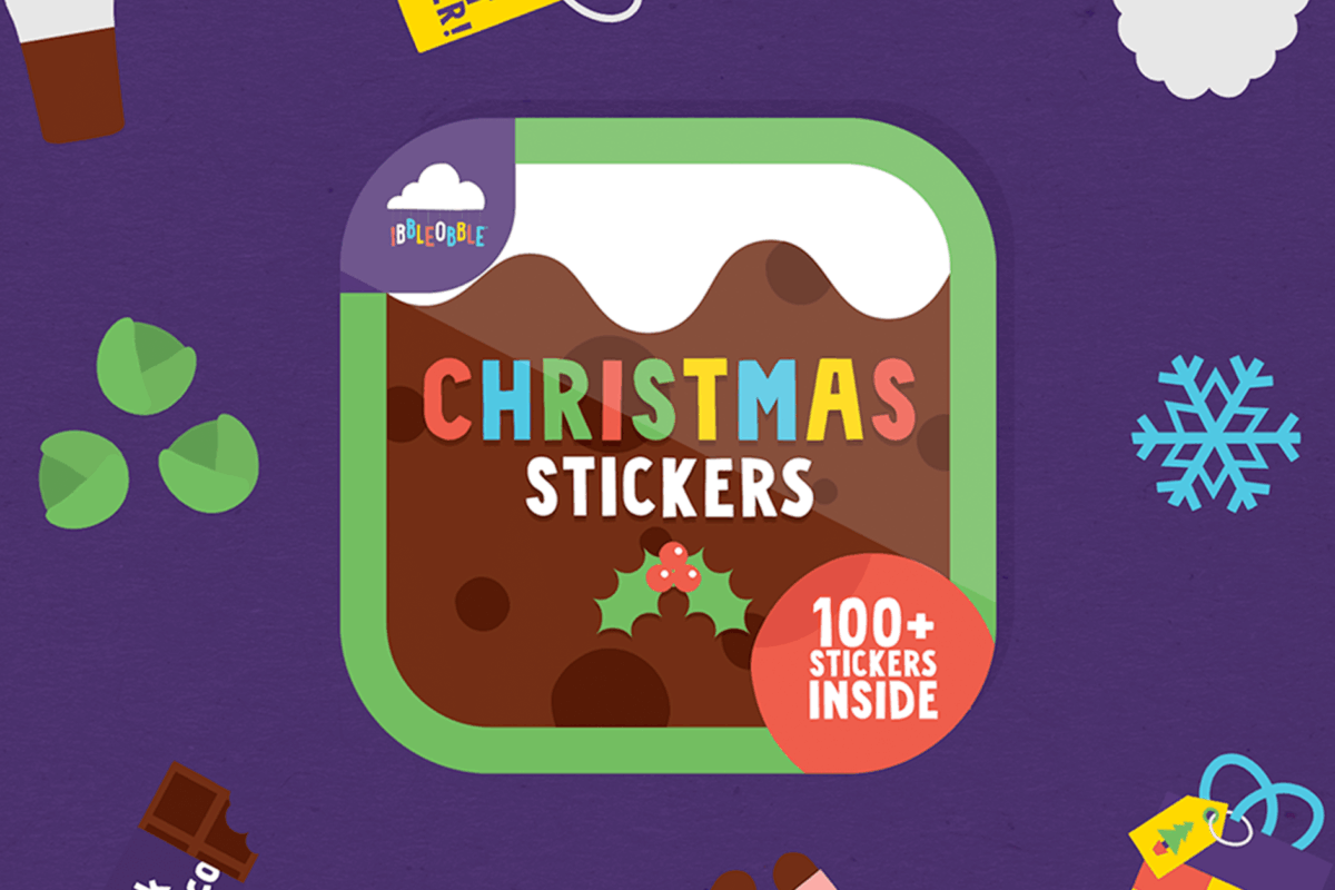Hip Hip Hooray for Ibbleobble Christmas Stickers!