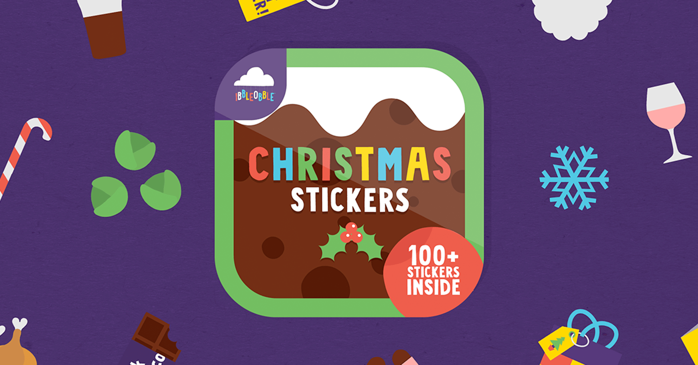 Hip Hip Hooray for Ibbleobble Christmas Stickers!