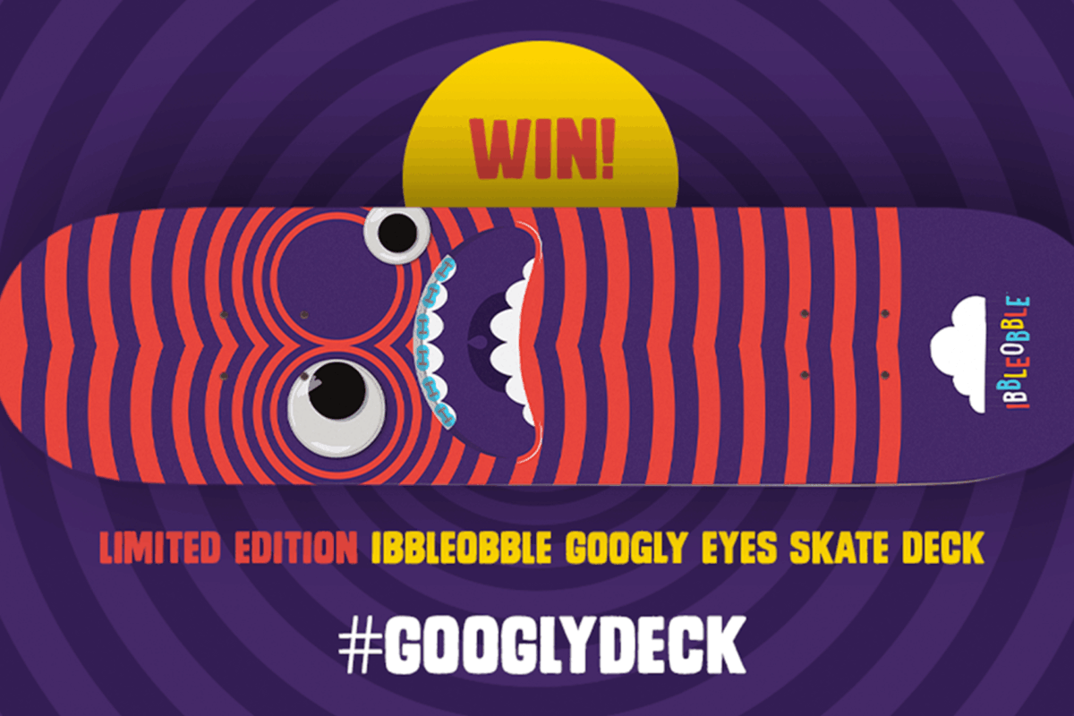 Googly Eyes Skate Deck Giveaway