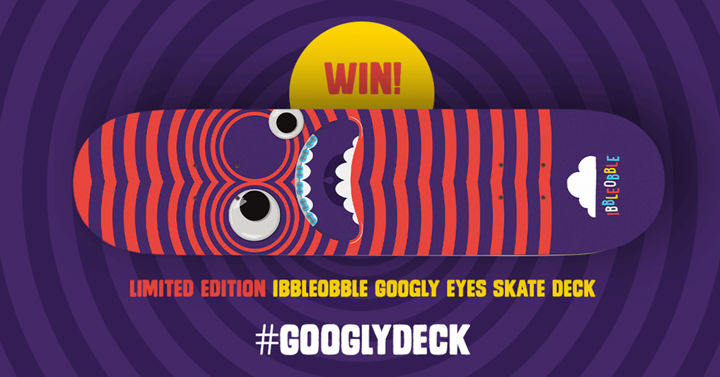 Googly Eyes Skate Deck Giveaway