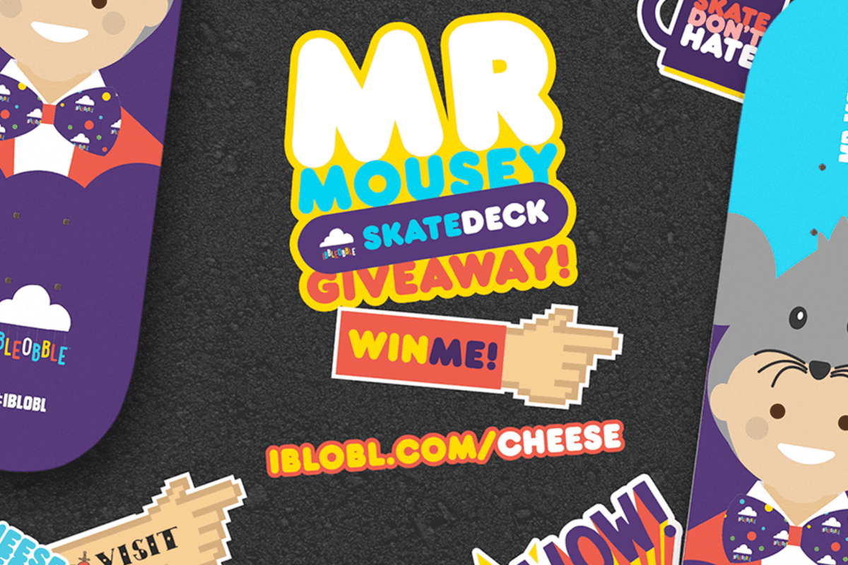 Win a Limited Edition Mr Mousey Skate Deck!