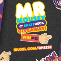 Win a Limited Edition Mr Mousey Skate Deck!