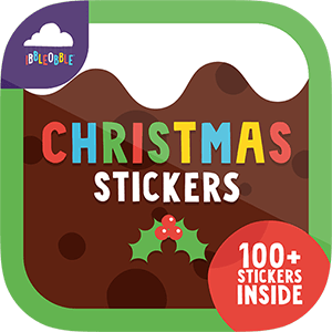 Pack a yuletide punch with festive Ibbleobble® Christmas Stickers for iMessage