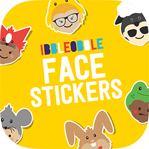 Share the Ibbleobble® love with Faces Stickers for iMessage