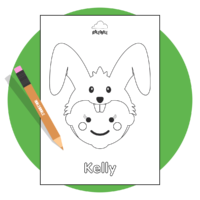Colour Me In Resource - Kelly