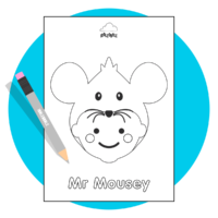 Colour Me In Resource - Mr Mousey