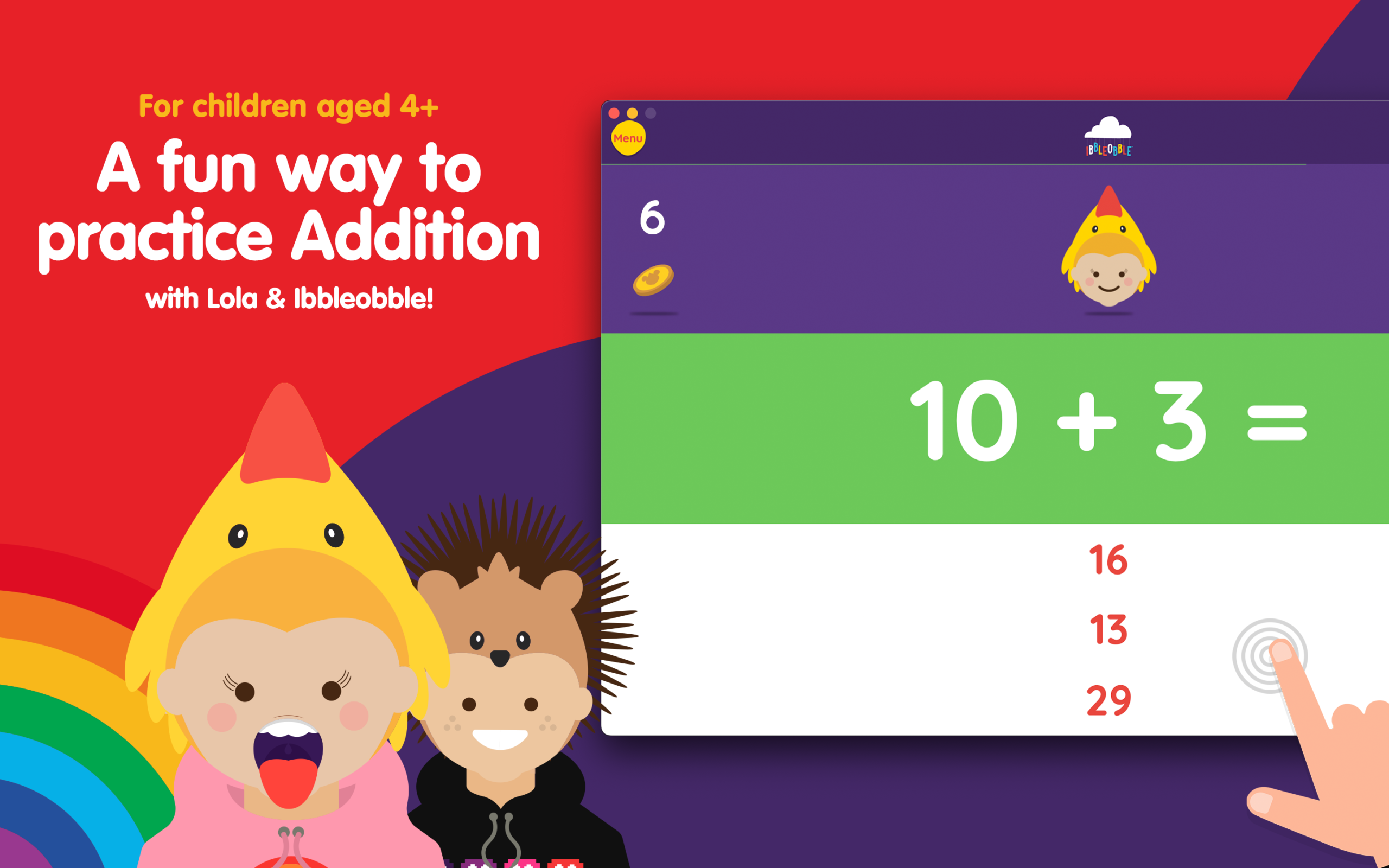 Addition with Ibbleobble 1